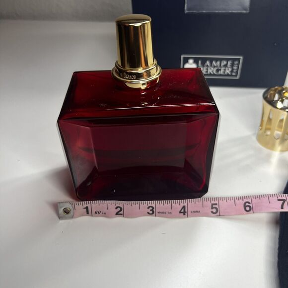 lampe berger lamp cube red Comes With Accessories And Box - Picture 8 of 8